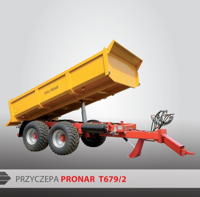 Przyczepa rolnicza ciężarowa tandem T679/2 12t PRONAR