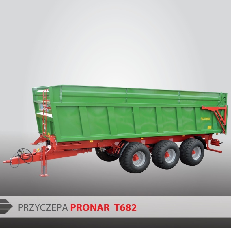 Przyczepa rolnicza ciężarowa tridem T682 21t PRONAR