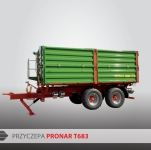 Przyczepa rolnicza ciężarowa tandem T683 15,3t PRONAR
